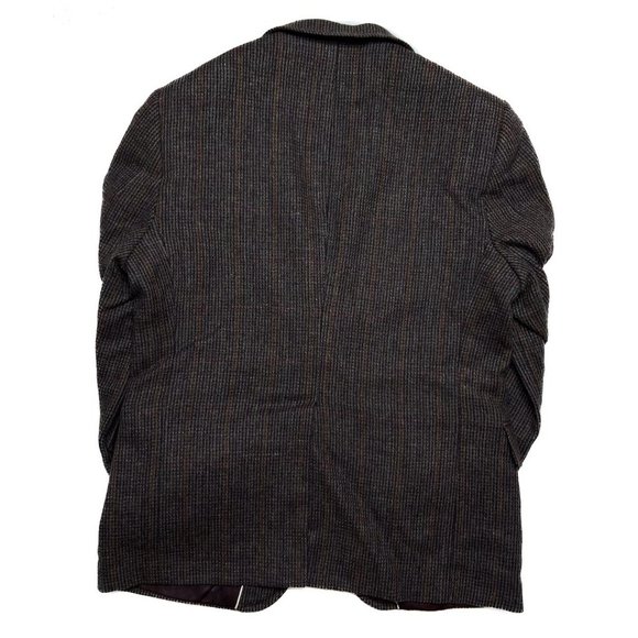 English Manor Plaid Wool Blazer Sport Coat Men's S/40 - Picture 10 of 11